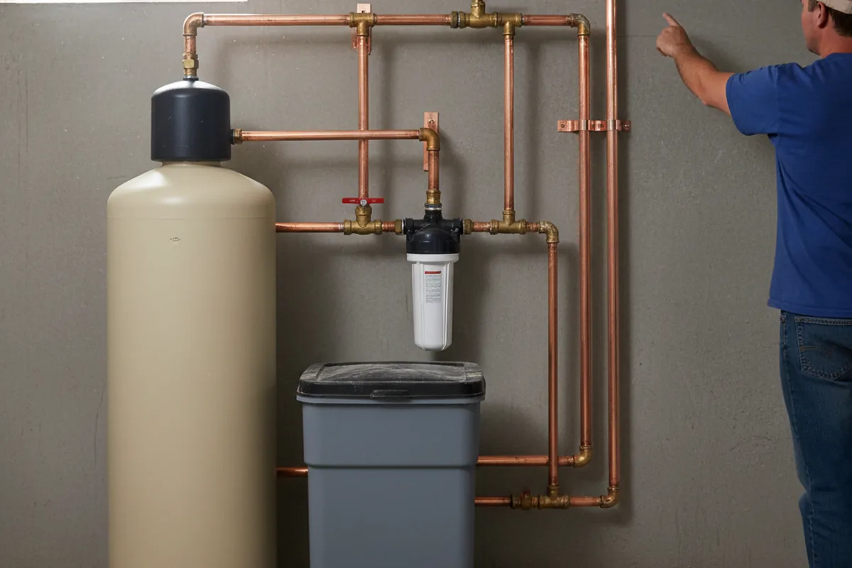 Whole-house water treatment system installed in Mount Vision